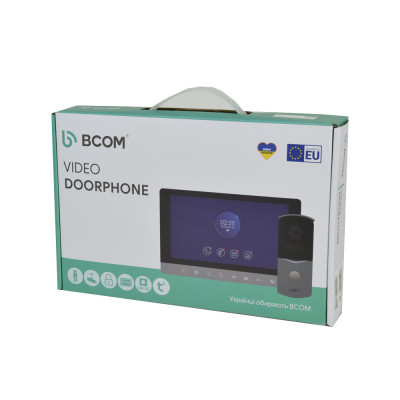 Комплект видеодомофон и видеопанель BCOM BD-790FHD/T Kit 7 с поддержкой Tuya Smart 301385 Комплект видеодомофон и видеопанель BCOM BD-790FHD/T Kit 7 с поддержкой Tuya Smart 301385