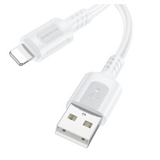 Кабель синхронизации Borofone BX111 2.4A USB-A to Lightning 1 м White (35626_3462267)