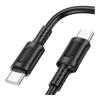 Кабель синхронізації Borofone BX111 60W 20V/3A Type-C to Type-C 1 м Black (35625_3462266) Кабель синхронізації Borofone BX111 60W 20V/3A Type-C to Type-C 1 м Black (35625_3462266)