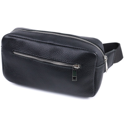 Сумка-бананка SHVIGEL 22826 21х11,5х5,5 см Чорний