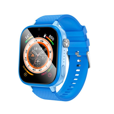 Детские смарт часы Hoco Y101 Сhildren Smart Watch 4G GPS 680mAh/Android 8.1 IP65 Blue