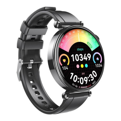 Смарт часы XO GT4 mini AMOLED IP68/1.32 Bluetooth V5.3 200mAh Black
