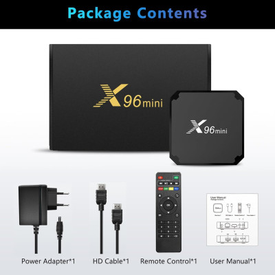 Смарт ТВ приставка X96 mini Amlogic S905W2 Smart TV Box 2/16GB Black (2104618412) Смарт ТВ приставка X96 mini Amlogic S905W2 Smart TV Box 2/16GB Black (2104618412)