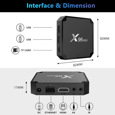 Смарт ТВ приставка X96 mini Amlogic S905W2 Smart TV Box 2/16GB Black (2104618412) Смарт ТВ приставка X96 mini Amlogic S905W2 Smart TV Box 2/16GB Black (2104618412)