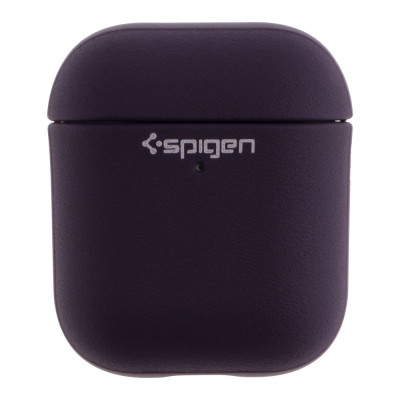 Футляр с нейлоновым шнурком Spigen Leather Armor Airpods 1/Airpods 2 Purple (35259_3345592)