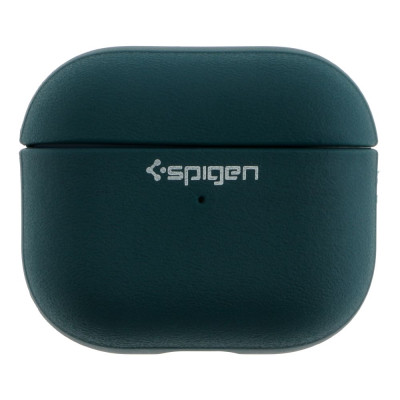 Футляр із нейлоновим шнурком Spigen Leather Armor Airpods 3 Dark Green (35260_3345596)