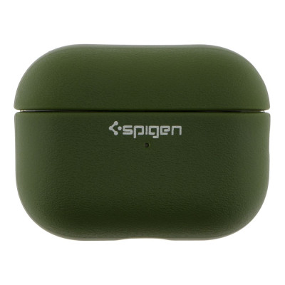 Футляр із нейлоновим шнурком Spigen Leather Armor Airpods Pro 2 Pitch Green (35262_3345603)