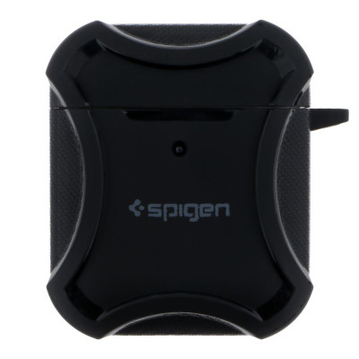 Футляр с карабином Spigen DuraPro Flex Airpods 1/ Airpods 2 Black (35267_3345632)