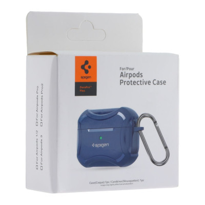 Футляр с карабином Spigen DuraPro Flex Airpods 1/ Airpods 2 Blue (35267_3345633) Футляр с карабином Spigen DuraPro Flex Airpods 1/ Airpods 2 Blue (35267_3345633)