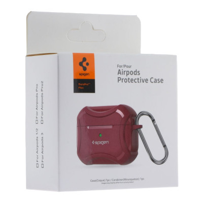 Футляр с карабином Spigen DuraPro Flex Airpods 3 Bordo (35268_3345643) Футляр с карабином Spigen DuraPro Flex Airpods 3 Bordo (35268_3345643)