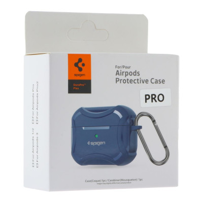 Футляр с карабином Spigen DuraPro Flex Airpods Pro 2 Blue (35270_3345651) Футляр с карабином Spigen DuraPro Flex Airpods Pro 2 Blue (35270_3345651)