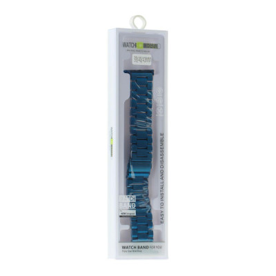 Ремешок Stainless Steel Apple Watch 49/45/44/42 mm Blue (34695_3342377) Ремешок Stainless Steel Apple Watch 49/45/44/42 mm Blue (34695_3342377)