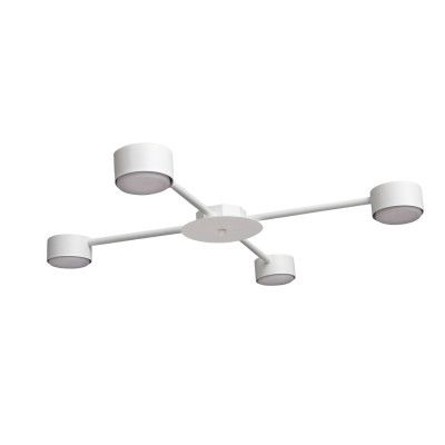 Люстра потолочная MSK Electric Copter на четыре круглых плафона под лампы GX53 NL 8040-4 WH Белый (618809)
