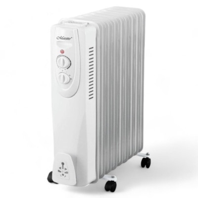 Масляный радиатор Maestro MR-950-9 2000 Вт Белый (2104618417)