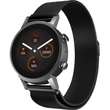 Ремешок миланская петля для BeWatch Mobvoi TicWatch E3 20 мм Черный (1010201.A2)