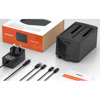Док-станция клонировщик FIDECO для двух HDD 2.5