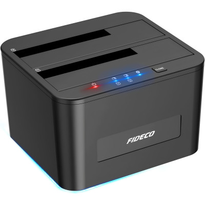 Док-станция клонировщик FIDECO для двух HDD 2.5