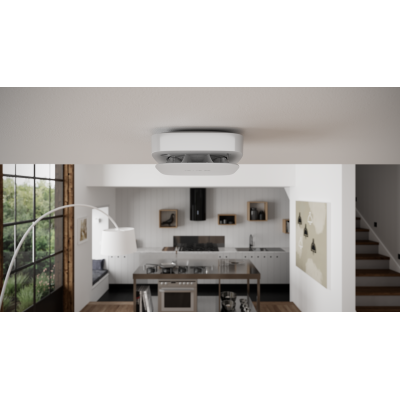 Беспроводной пожарный датчик Ajax FireProtect 2 SB Heat/CO Белый (11068) Беспроводной пожарный датчик Ajax FireProtect 2 SB Heat/CO Белый (11068)