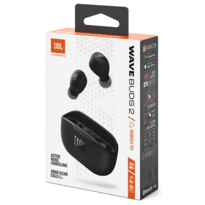 Гарнітура JBL WAVE BUDS 2 Black (JBLWBUDS2BLK) Гарнітура JBL WAVE BUDS 2 Black (JBLWBUDS2BLK)