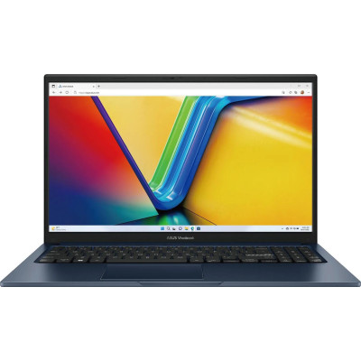 Ноутбук Asus Vivobook 15 X1504VA Intel Core i7-1355U 5 ГГц Intel Iris Xe Graphics 16 512 GB Темно-синій Refurbished Ноутбук Asus Vivobook 15 X1504VA Intel Core i7-1355U 5 ГГц Intel Iris Xe Graphics 16 512 GB Темно-синій Refurbished