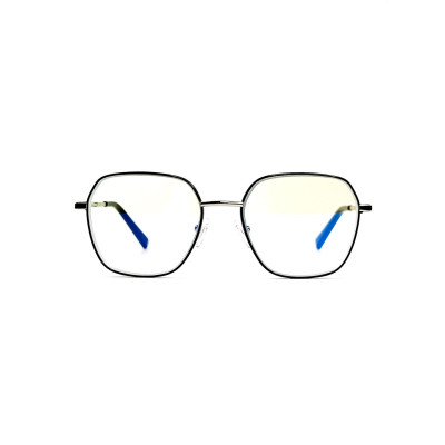 Окуляри для комп'ютера LuckyLOOK Blue Blocker Фешн-класика жіночі Чорно-сріблястий 713-444 Окуляри для комп'ютера LuckyLOOK Blue Blocker Фешн-класика жіночі Чорно-сріблястий 713-444