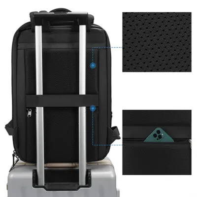 Рюкзак городской Tigernu T-B9152 12-19 л 15.6'' Black (17043-hbr) Рюкзак городской Tigernu T-B9152 12-19 л 15.6'' Black (17043-hbr)