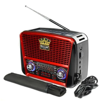 Портативный радиоприемник Golon RX-455 Solar Red 2104618445 Портативный радиоприемник Golon RX-455 Solar Red 2104618445