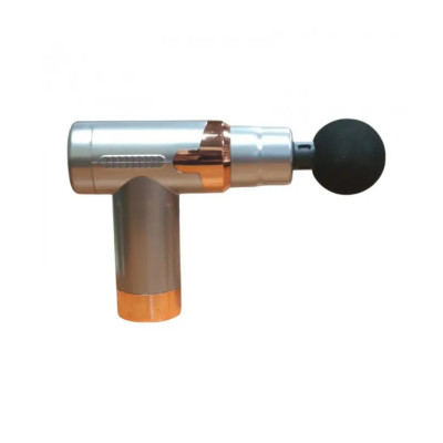 М'язовий ударний масажер Fascial GUN JY-760 4 насадки Сірий 30151367С