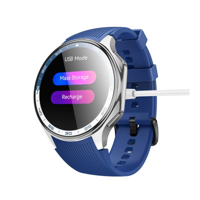 Смарт часы Hoco Y24 Smart sports watch IP67 Bluetooth V5.3 390mAh Silver (call version) Смарт часы Hoco Y24 Smart sports watch IP67 Bluetooth V5.3 390mAh Silver (call version)
