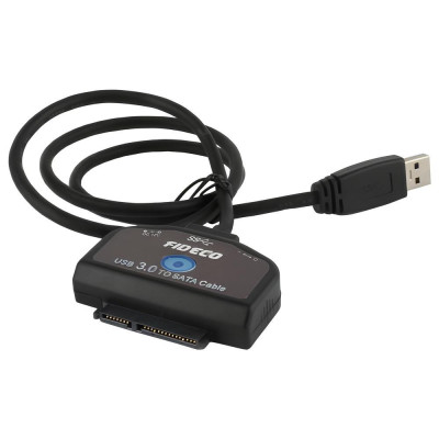 Адаптер Fideco с питанием для SATA HDD/SSD USB 3.0 Черный (FMC2PA0SA1PB 2681)