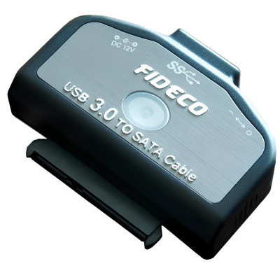 Адаптер Fideco с питанием для SATA HDD/SSD USB 3.0 Черный (FMC2PA0SA1PB 2681) Адаптер Fideco с питанием для SATA HDD/SSD USB 3.0 Черный (FMC2PA0SA1PB 2681)