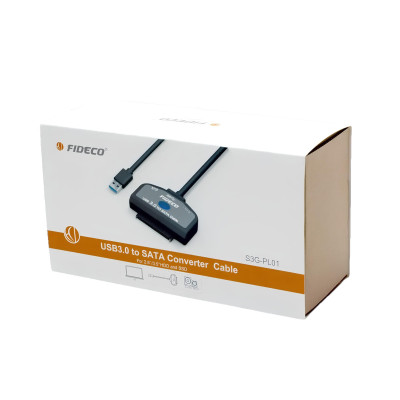 Адаптер Fideco с питанием для SATA HDD/SSD USB 3.0 Черный (FMC2PA0SA1PB 2681) Адаптер Fideco с питанием для SATA HDD/SSD USB 3.0 Черный (FMC2PA0SA1PB 2681)