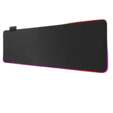 Килимок для миші комп'ютера з rgb підсвічуванням Choice 300х800 мм Чорний