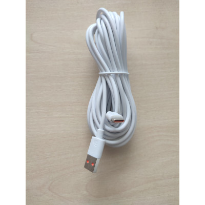 Кабель для заряджання та живлення Digital USB Type-C 2A 2 м Білий (USB/Type-C2m) Кабель для заряджання та живлення Digital USB Type-C 2A 2 м Білий (USB/Type-C2m)