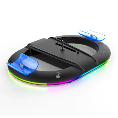 Вертикальная подставка для PS5 Slim iPega с держателем для наушников DualSense на 2 геймпада Черный ( hub_i0gmq3 ) Вертикальная подставка для PS5 Slim iPega с держателем для наушников DualSense на 2 геймпада Черный ( hub_i0gmq3 )