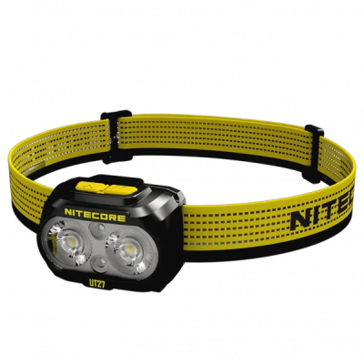 Налобний ліхтар Nitecore UT27 3xAAA USB-C 5.6x4.66x3.2 см Чорний (2451500170)