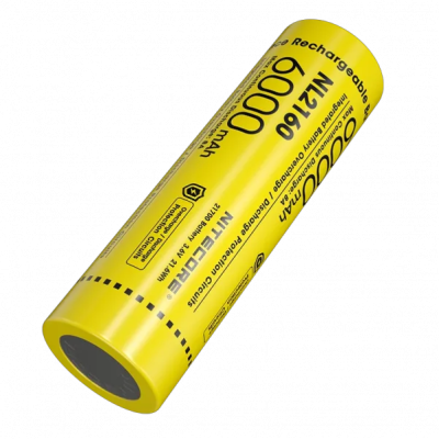 Акумулятор Nitecore 21700 NL2160 6000mAh Li-Ion Жовтий (2464831101) Акумулятор Nitecore 21700 NL2160 6000mAh Li-Ion Жовтий (2464831101)