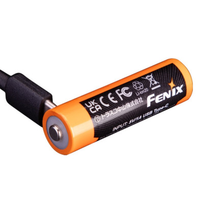 Аккумулятор Fenix 14500 АА ARB-L14-2200U Type-C Черно-оранжевый (2468020943) Аккумулятор Fenix 14500 АА ARB-L14-2200U Type-C Черно-оранжевый (2468020943)