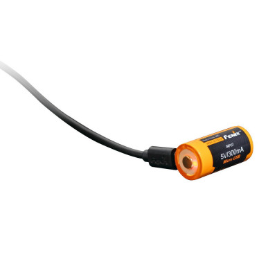 Акумулятор з зарядкою Fenix 16340 700 UP mAh Li-ion micro-USB (2468048140) Акумулятор з зарядкою Fenix 16340 700 UP mAh Li-ion micro-USB (2468048140)