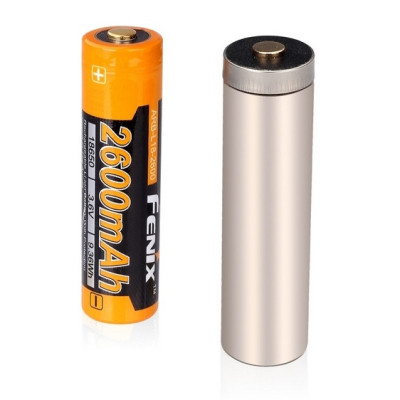 Аккумулятор Fenix 18650 2600 mAh Li-ion Черно-желтый (2471437571) Аккумулятор Fenix 18650 2600 mAh Li-ion Черно-желтый (2471437571)