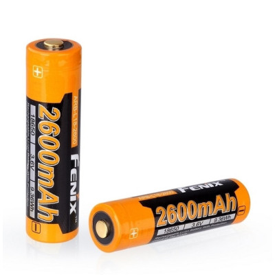 Аккумулятор Fenix 18650 2600 mAh Li-ion Черно-желтый (2471437571) Аккумулятор Fenix 18650 2600 mAh Li-ion Черно-желтый (2471437571)