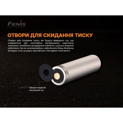 Аккумулятор Fenix 18650 3000mAh Li-ion 3.6V Черно-желтый (2472274880) Аккумулятор Fenix 18650 3000mAh Li-ion 3.6V Черно-желтый (2472274880)