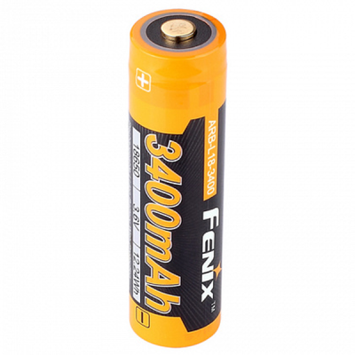 Аккумулятор Fenix 18650 3400 mAh Li-Ion 3.6V Черно-желтый (2472286752)