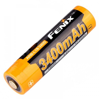Аккумулятор Fenix 18650 3400 mAh Li-Ion 3.6V Черно-желтый (2472286752) Аккумулятор Fenix 18650 3400 mAh Li-Ion 3.6V Черно-желтый (2472286752)