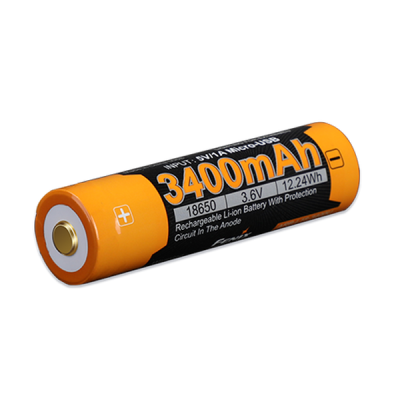 Аккумулятор с зарядкой Fenix 18650 3400mAh 3.6V micro-USB Черно-желтый (2472301962) Аккумулятор с зарядкой Fenix 18650 3400mAh 3.6V micro-USB Черно-желтый (2472301962)