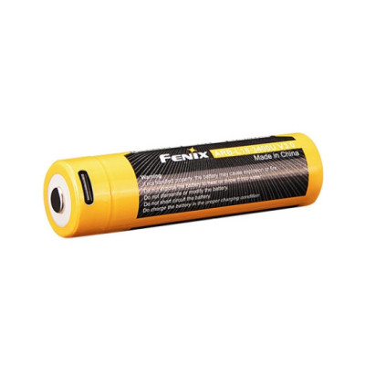 Аккумулятор Fenix 18650 3400mAh 3.6V Li-ion Type-C Черно-желтый (2472328002) Аккумулятор Fenix 18650 3400mAh 3.6V Li-ion Type-C Черно-желтый (2472328002)