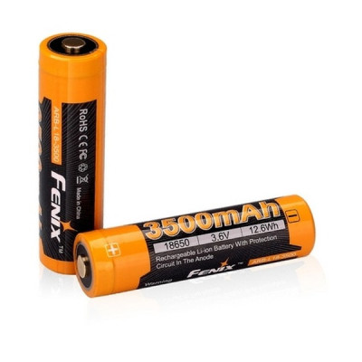 Аккумулятор Fenix 18650 3500mAh Li-Ion Черно-желтый (2472383551) Аккумулятор Fenix 18650 3500mAh Li-Ion Черно-желтый (2472383551)