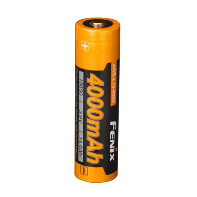 Аккумулятор Fenix 18650 4000mAh 3.6V Черно-желтый (2472498030)