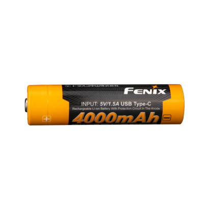 Аккумулятор с зарядкой Fenix 18650 ARB-L18-4000U Type-C Черно-желтый (2472540216) Аккумулятор с зарядкой Fenix 18650 ARB-L18-4000U Type-C Черно-желтый (2472540216)