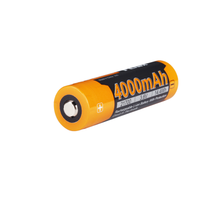 Аккумулятор Fenix 21700 4000mAh 3.6V Черно-желтый (2472560934) Аккумулятор Fenix 21700 4000mAh 3.6V Черно-желтый (2472560934)